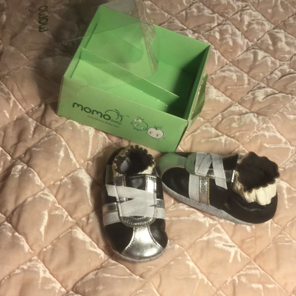 Momo baby infant leather booties